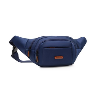 Men's Waist Bag Nylon Waterproof Chest Shoulder Bag Fashionable Sport Travel Blue Black Gray Green Solid Color Summer 2026 - Product Image 4