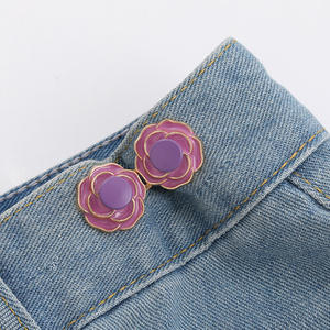 Réducteur de taille réglable, clip de serrage à fleurs de camélia pour un ajustement parfait, fixe la taille lâche sans <span class=keywords><strong>couture</strong></span> pour les jeans - Product Image 5