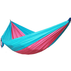 Classico personalizzato tessuto leggero di Nylon paracadute amaca 1-2 persona campeggio all'aperto singolo doppio moderno per escursioni da viaggio - Product Image 5