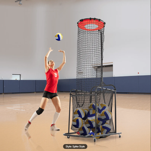 Pallavolo Setter attrezzature allenamento pallavolo impostazione allenatore pallavolo Setter rete con 2 bersaglio cerchio misura 5 angolo - Product Image 5