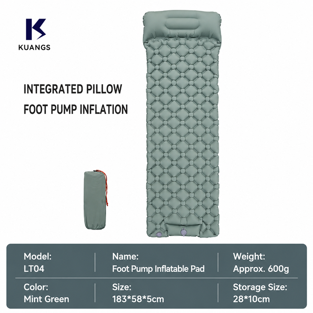 Self-inflating Ultralight Sleeping Pad with TPU for Backpacking and Car Travel