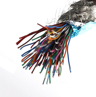 Kabel Kontrol Tegangan Rendah TRVVSP Tembaga Berpelindung Pasangan Fleksibel Berisolasi PVC dengan Peringkat IP67 300V-600V untuk Jalur Produksi Otomatis
