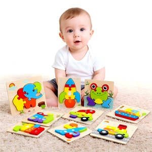 18 Modelli di Piccoli Giocattoli Economici dalla Cina per Bambini e Bambine, <span class=keywords><strong>Puzzle</strong></span> 3D Educativo in Legno di Tendenza - Product Image 1