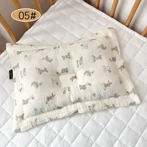 Wholesale Baby Pillow Head Protector Cotton Newborn Protective Pillows Infant Sleeping Cushion Pillow For 0-1 Years