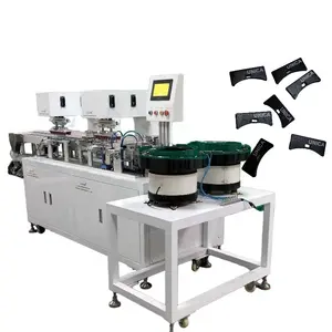Automatic 1-Color Rectangle Hanger Sizer Clips Ink Cup Pad Printing Machine Marker Tampon Printing