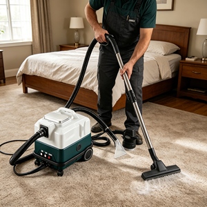 Nettoyeur de tapis tout-en-un CleanHorse TJ-10 10L, <span class=keywords><strong>extracteur</strong></span> de tissus à vapeur 2000W pour service professionnel - Product Image 1