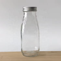 Creamer Bottle Vintage Water Drinking Bottle Date Milk Shake avec 44 mm Twist Lug Cap pour Smoothies Cold Brew