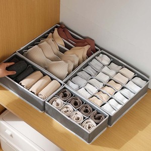 ลิ้นชักพับเก็บได้ลิ้นชักเก็บในลิ้นชักจัดระเบียบเสื้อผ้า4ชิ้น - Product Image 3