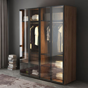 Pvc <span class=keywords><strong>Mdf</strong></span> meubles américains placard armoire fermée placards avec portes coulissantes miroir - Product Image 4