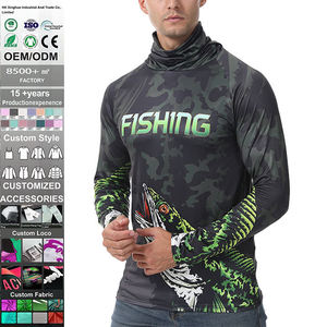 Camisa de Pesca para Hombre de Nuevo Diseño, Impresión Personalizada, Antibacteriana, UPF50, Transpirable, de Secado Rápido, Ligera, de Manga Larga - Product Image 2