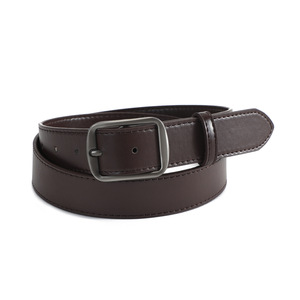 Pu Leather Belt Black <b>Chestnut</b> Alloy Buckle Pin Buckle Multiple Sizes Fall 2025 Wenzhou Origin - Product Image 5