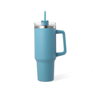 Tasse de voyage durable à double couche <span class=keywords><strong>anti</strong></span>-<span class=keywords><strong>fuite</strong></span> pour boissons froides, <span class=keywords><strong>gobelet</strong></span> de 40oz avec paille et couvercle - Product Image 1