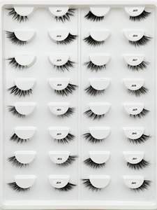 Cils 3D Half Natural Full Strip à la main Fox Eye Silk Cat Eye Cils Fluffy Wispy D Curl Volume Pestanas Postizas - Product Image 2