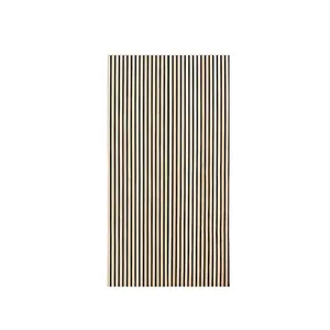 Tablero de tiras de madera de poliéster insonorizado, Panel acústico de madera de Akupanel, el mejor precio