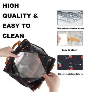 <b>Women</b> Cute <b>Lunch</b> <b>Box</b> Reusable Insulated <b>Lunch</b> Bags Large Capacity Lunchbox Cooler <b>for</b> Work Picnic - Product Image 5