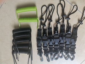 Tali penyandang tether keselamatan inti nilon dengan kawat pelindung jatuh baja panjang jepret <span class=keywords><strong>2</strong></span> tali las untuk pemeriksaan - Product Image 5