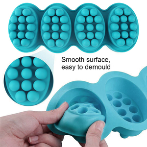 Moldes de silicona para jabón de masaje, bandeja de molde de silicona para pan ovalado grande decorativa hecha a mano, gran oferta - Product Image 3