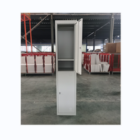 Prix de gros en métal simple 2 portes casier en acier vêtements placard de rangement armoire fer Almirah pour étudiants personnel