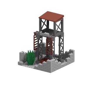 Bloques de Construcción de Plástico Ensamblados, Accesorios para Muñecos de Soldados, Armas, Granadas, Lanzacohetes, Pistola Antiaérea, Ladrillos Militares, Juguetes - Product Image 3