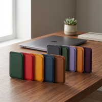 Étui de téléphone magnétique avec porte-cartes en cuir PU recyclable pour une utilisation promotionnelle et des cadeaux de bienvenue