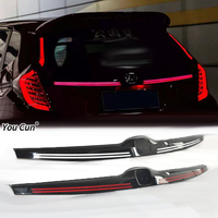 Feu arrière LED étanche IP65 3200lm pour Honda Fit Jazz 2014-2020, avec guide de lumière, fonction frein et éclairage de hayon, 12V.
