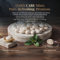 Dc24 Premium 100% Xylitol Menthes enrobées sans sucre |   Solution OEM/ODM à Marque Privée pour une Haleine Fraîche Longue Durée et Faible en Calories