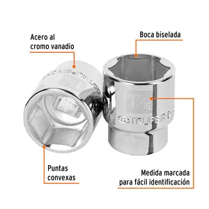 Boîte de 3 douilles à 6 points de 1-7/16 po, entraînement 3/4 po, TRUPER - Product Image 2
