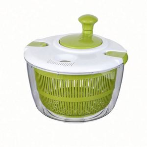 Kitchen Plastic Manual Fruit Vegetable Dryer Spinner Washer Clean Spinner Plastic Large <b>Salad</b> Spinner With Bowl f - Product Image 1