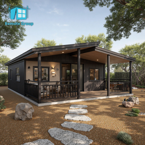 Green Luxury Tiny Villa Triangulaire Flatpack Maison Préfabriquée Maison Fabriquée en Chine 3 Chambres avec Salle de Bains - Product Image 2