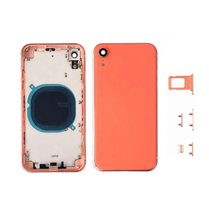 Coque arrière de téléphone portable de rechange en gros, design barre, avec assemblage de couvercle de batterie, compatible avec les petits composants <span class=keywords><strong>XR</strong></span> - Product Image 4
