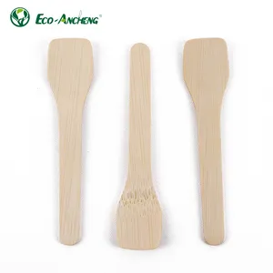 Excellent Quality Free Sample Eco Friendly Scoops Bamboo Disposable Bamboo Ice Cream Spoon