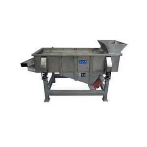 China xxnxx Silica Sand Vibrating Screening Linear Vibrating Screening Machine For Pine Nut Soybean Coffee Bean Sandstone