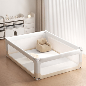 Clôture blanche jeu doux grand parc <span class=keywords><strong>pour</strong></span> bébé coffre-fort double usage barrière <span class=keywords><strong>de</strong></span> chevet levage ouvert haute qualité parcs <span class=keywords><strong>pour</strong></span> enfants - Product Image 4