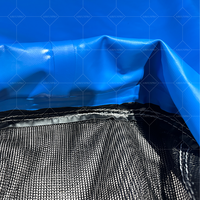 Plate-forme de tennis de sport aquatique de terrain de pickleball d'île flottante gonflable pour des équipements d'amusement de jet ski et de natation