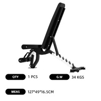 Chaise d'haltères réglable professionnelle, équipement de musculation robuste, banc abdominal, appareil de musculation pour le bodybuilding