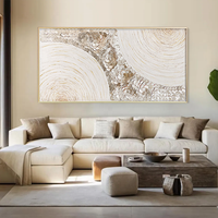 Vente en gros d'usine, art en coquille 3D, style moderne, fait main, haut de gamme, pour la décoration du salon et des hôtels