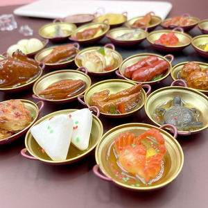 ชุดของเล่นจำลองทำอาหารแห้ง ของตกแต่งบ้านตุ๊กตา ของเล่นเสริมสร้างจินตนาการ - Product Image 3