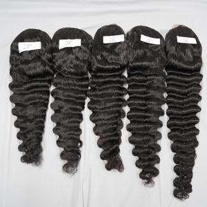 Peluca de Cabello Humano Virgen con Frente de Encaje HD de 30 Pulgadas, Ondulado Profundo, 13x6, Densidad 250, Cabello Humano Brasileño, Pre-Depilada - Product Image 2