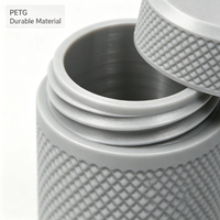 Boîte de rangement ronde pour flacons, en PETG écologique, 3 ml, vente en gros, OEM, haute qualité, sans BPA, étui d'échantillons en PETG pour mini batterie modèle