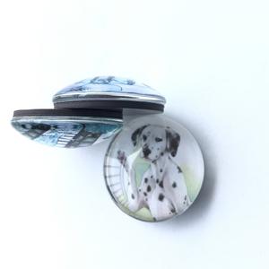 מותאם אישית עגול 3d עגול זכוכית מגנטים תפאורה מדבקות תיירות מזכרות קישוט תיירות מזכרות קישוט - Product Image 2