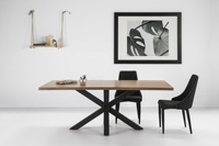 Cadre en fer Table à manger meubles de maison MDF en bois Cussportsble rustique classique moderne Restafour Seasonsrial grande taille industrielle