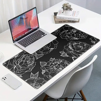 Tapis de souris 2026 LW Gaming Série Fleur de Cerisier Tapis de souris abstrait grand format Gamer XXL Tapis de souris pour PC Tapis de bureau Tapis de clavier