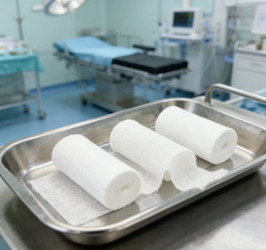 Rollo de Gasa de Algodón Puro Desechable, Desengrasante, <span class=keywords><strong>para</strong></span> Primeros Auxilios, Apósito <span class=keywords><strong>para</strong></span> <span class=keywords><strong>Heridas</strong></span> - Product Image 5