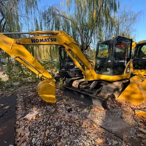 Excavatrice Komatsu PC56MR d'occasion, excavatrice sur chenilles Komatsu de 5 tonnes avec lame de bouteur, mini-excavatrice à bas prix à vendre - Product Image 2