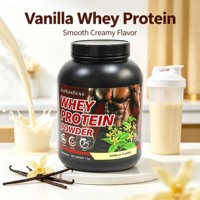 Poudre de protéines de lactosérum personnalisée saveur vanille pour le sport, supplément nutritionnel transfrontalier