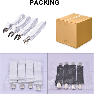 Verstelbare Kriskras Clips Bedlaken Vastmaken Bretels Clips Elastische Band Hoeslaken Laken Houder Riemen - Product Image 6