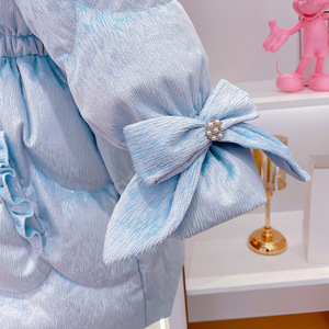 Giacche Invernali per Bambini, Cappotti Lunghi con Collo in Pelliccia e Cappuccio per Bambine - Product Image 3