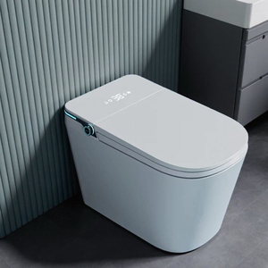 <span class=keywords><strong>WC</strong></span> intelligent avec bidet intégré, siège élargi, chauffage instantané, fonction de réchauffement du siège et cuvette allongée - Product Image 1