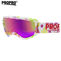 Masques de ski pour enfants personnalisés, fabrication OEM ODM, logo personnalisé disponible, protection anti-buée UV400, lentilles à double couche, masques de neige pour enfants