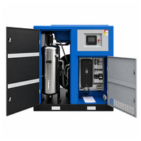 Compresor de Aire Portátil Airstone de 22KW 30HP con Motor de Imán Permanente, Inversor, Sin Aceite, Refrigerado por Agua, 8 bar, para la Industria Alimentaria y Farmacéutica